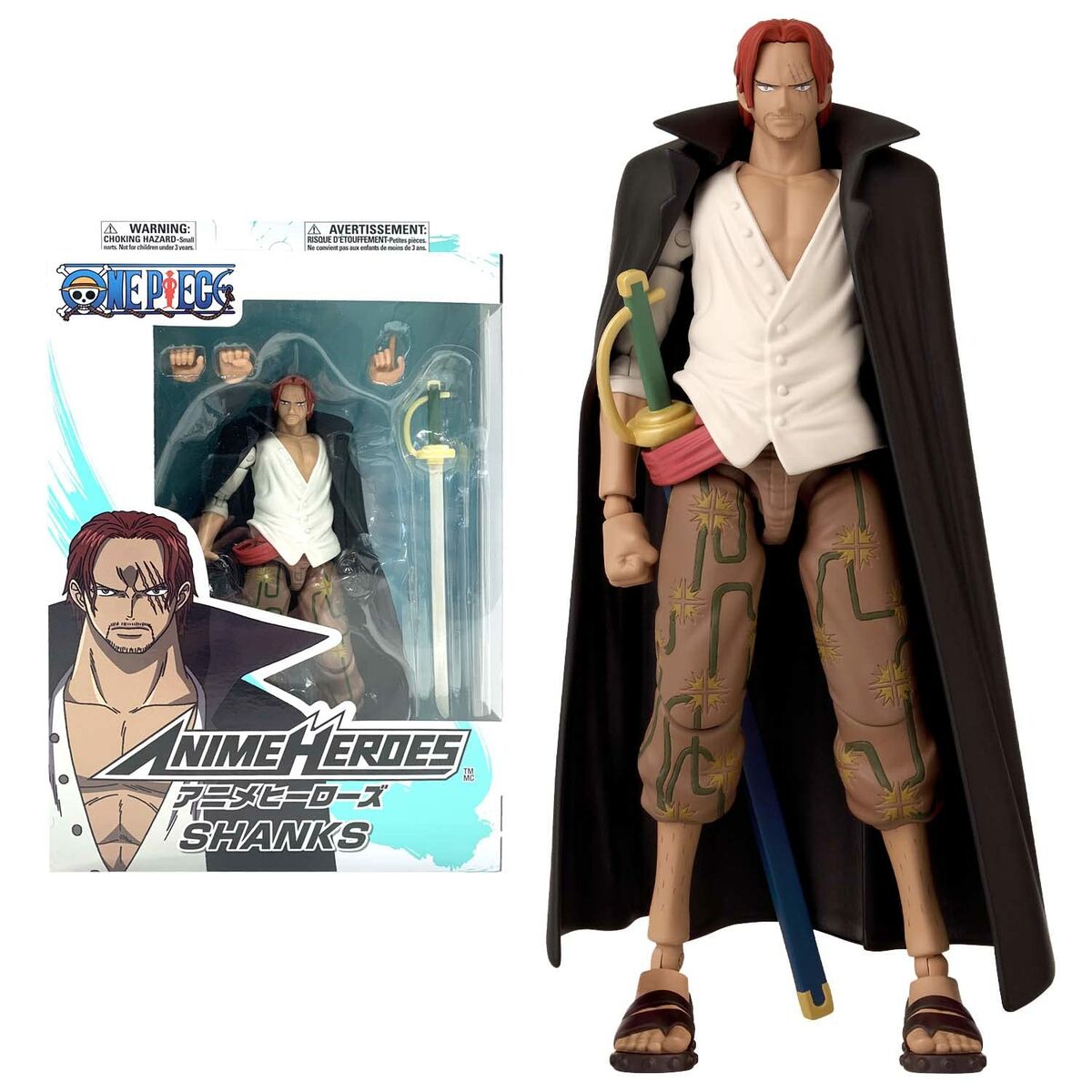 One Piece Bandai Anime Heroes: Shanks (17 cm)