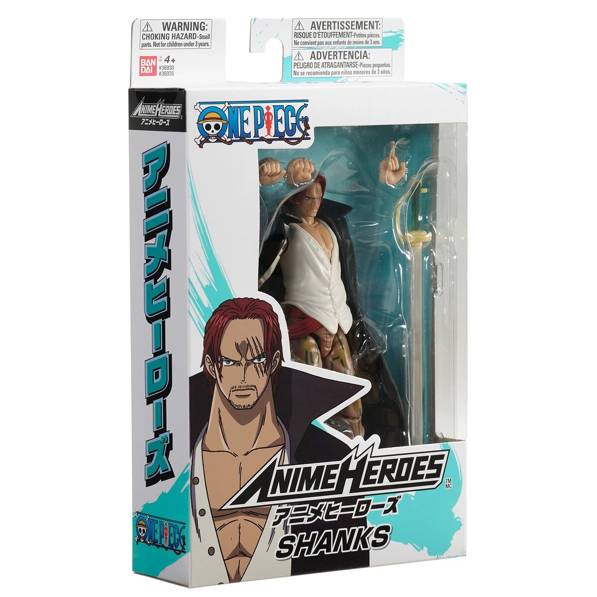 One Piece Bandai Anime Heroes: Shanks (17 cm)